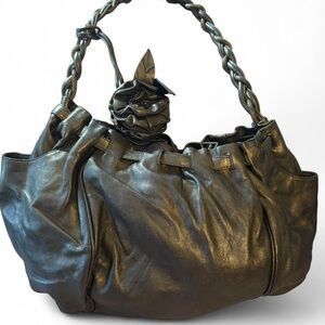 Elegant Botkier gun metal Leather Women's Bag